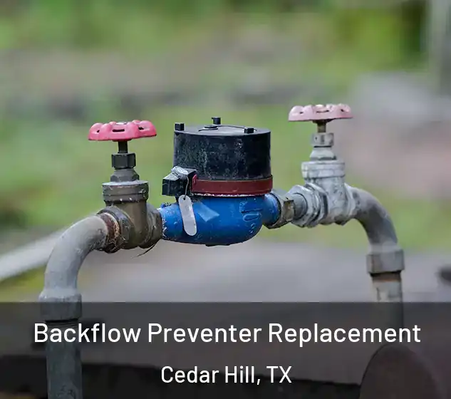  Backflow Preventer Replacement Cedar Hill, TX
