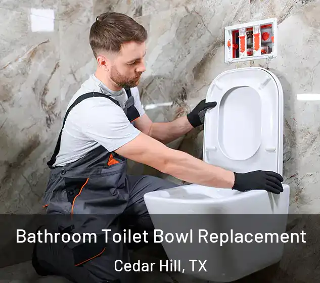  Bathroom Toilet Bowl Replacement Cedar Hill, TX