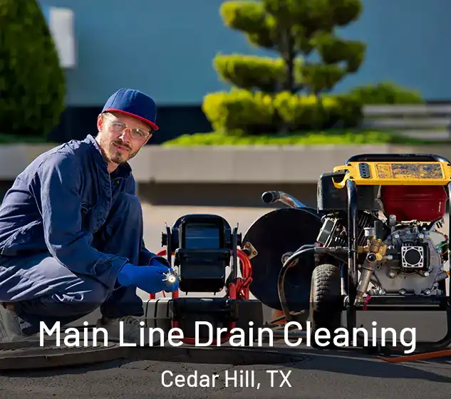  Main Line Drain Cleaning Cedar Hill, TX