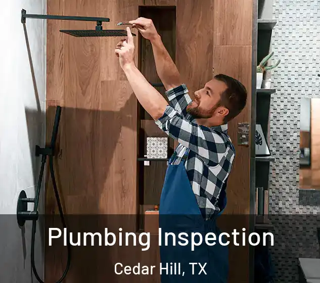  Plumbing Inspection Cedar Hill, TX