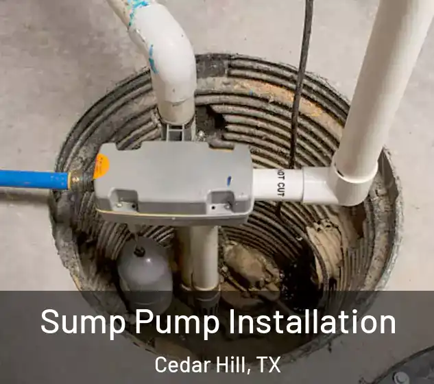  Sump Pump Installation Cedar Hill, TX